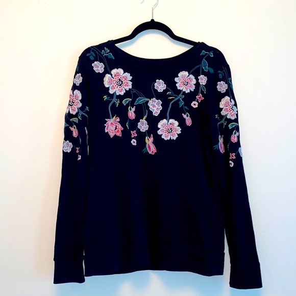 LOFT Tops - LOFT Floral Sweater